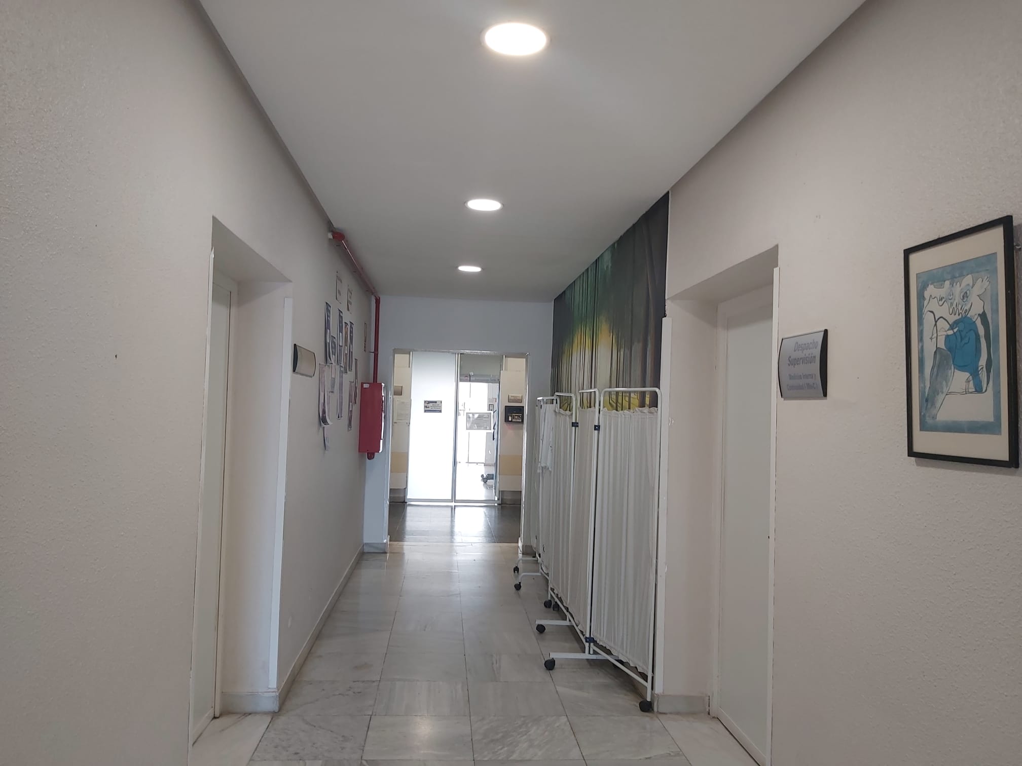 Mural sobre Cuidados Paliativos en Hospital El Tomillar