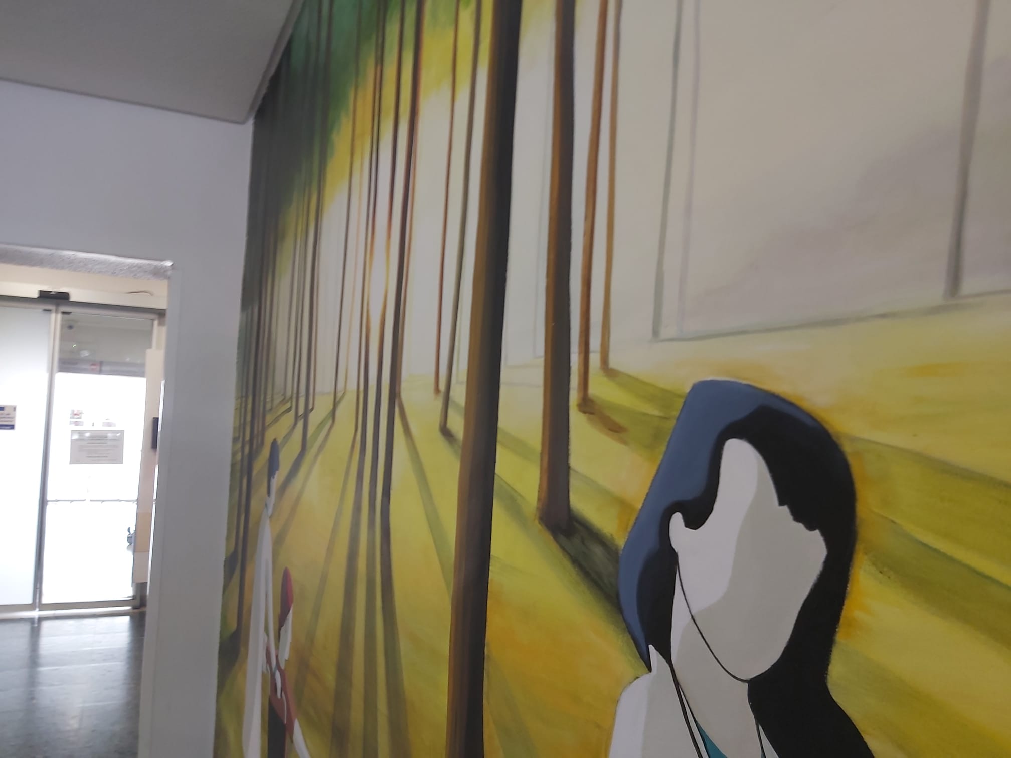 Mural sobre Cuidados Paliativos en Hospital El Tomillar